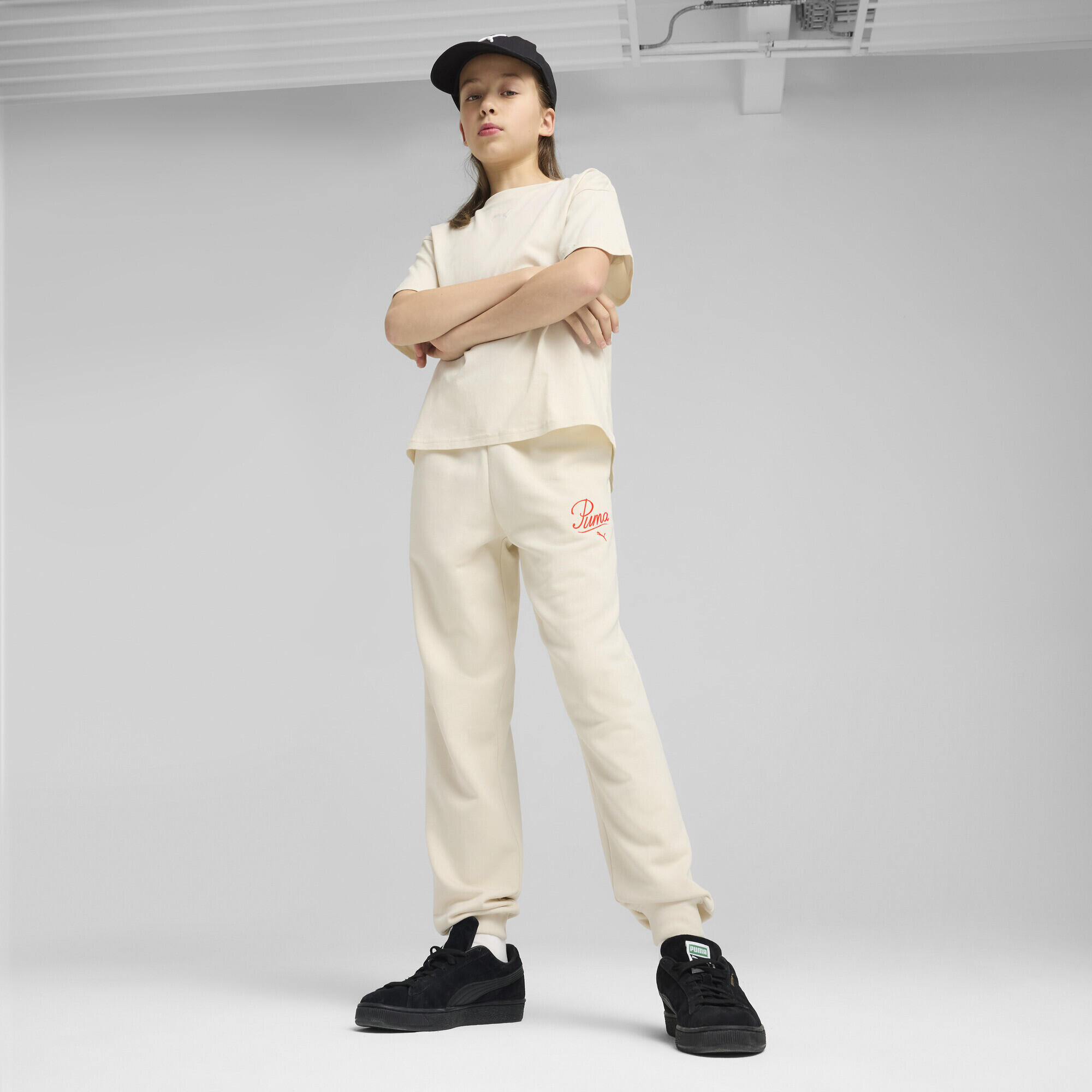 Pantalon de survêtement Essentials Script Enfant et Adolescent PUMA 4/7