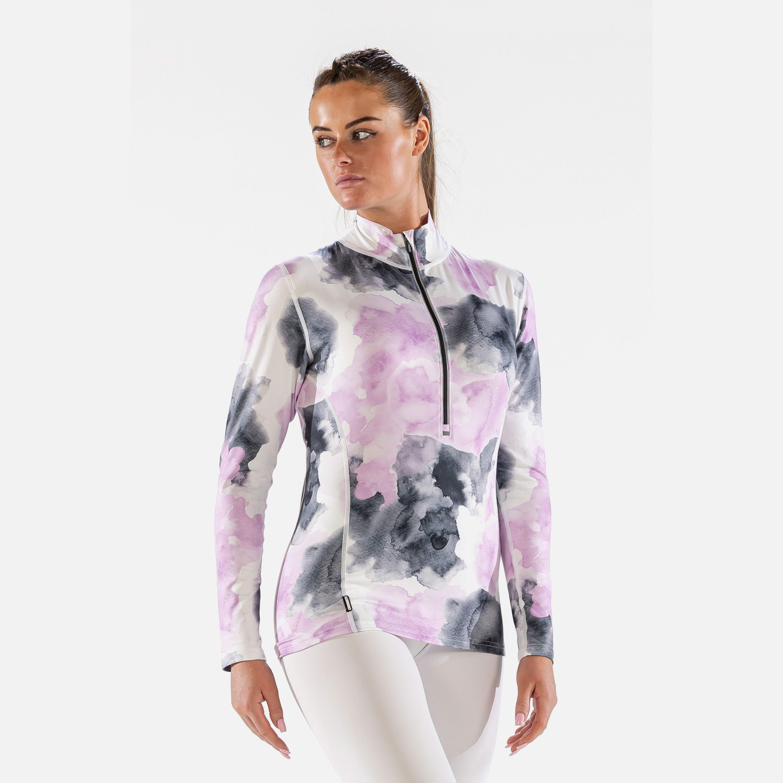 Surfanic Damska Bluza Termoaktywna Carbon Dri Koszulka z Zamkiem SWU2607-710 4/7