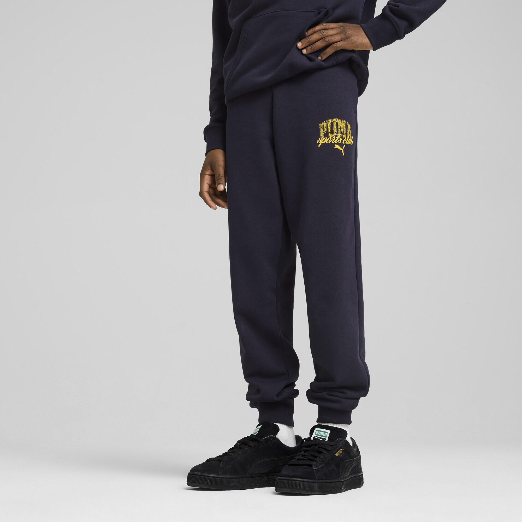 Pantaloni della tuta PUMA Class per ragazzi PUMA New Navy Blue 2/7
