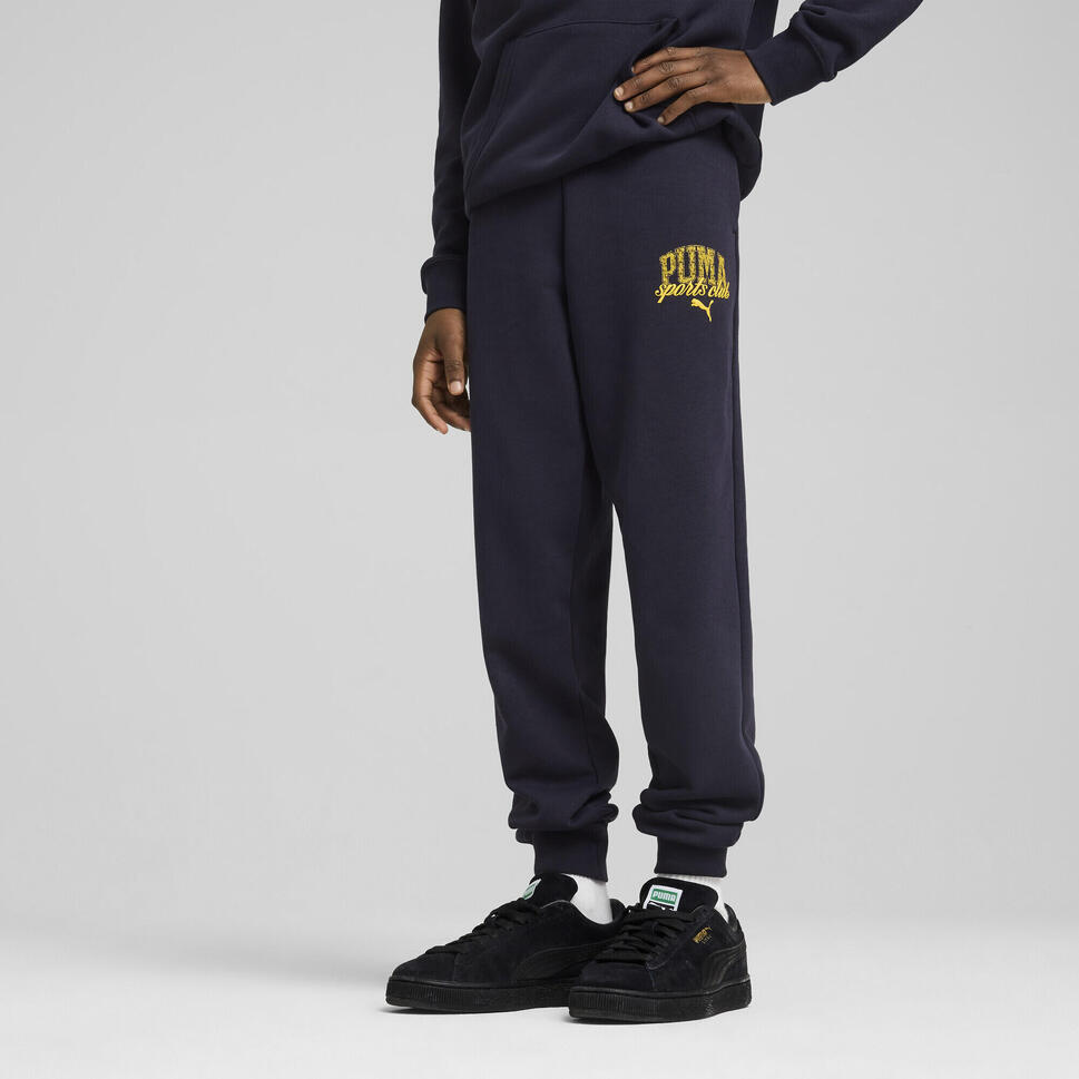 Młodzieżowe spodnie dresowe PUMA Class PUMA New Navy Blue