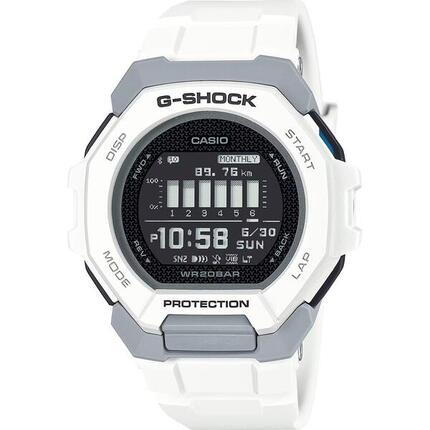 Casio Digital Montre Blanc/Noir GBD-300-7ER