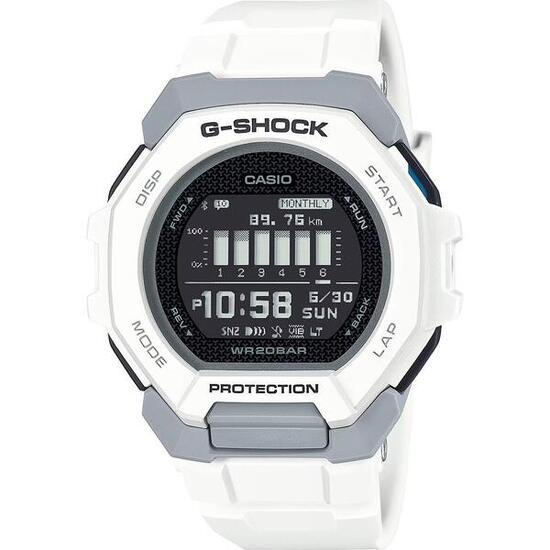 Casio Digital Montre Blanc/Noir GBD-300-7ER
