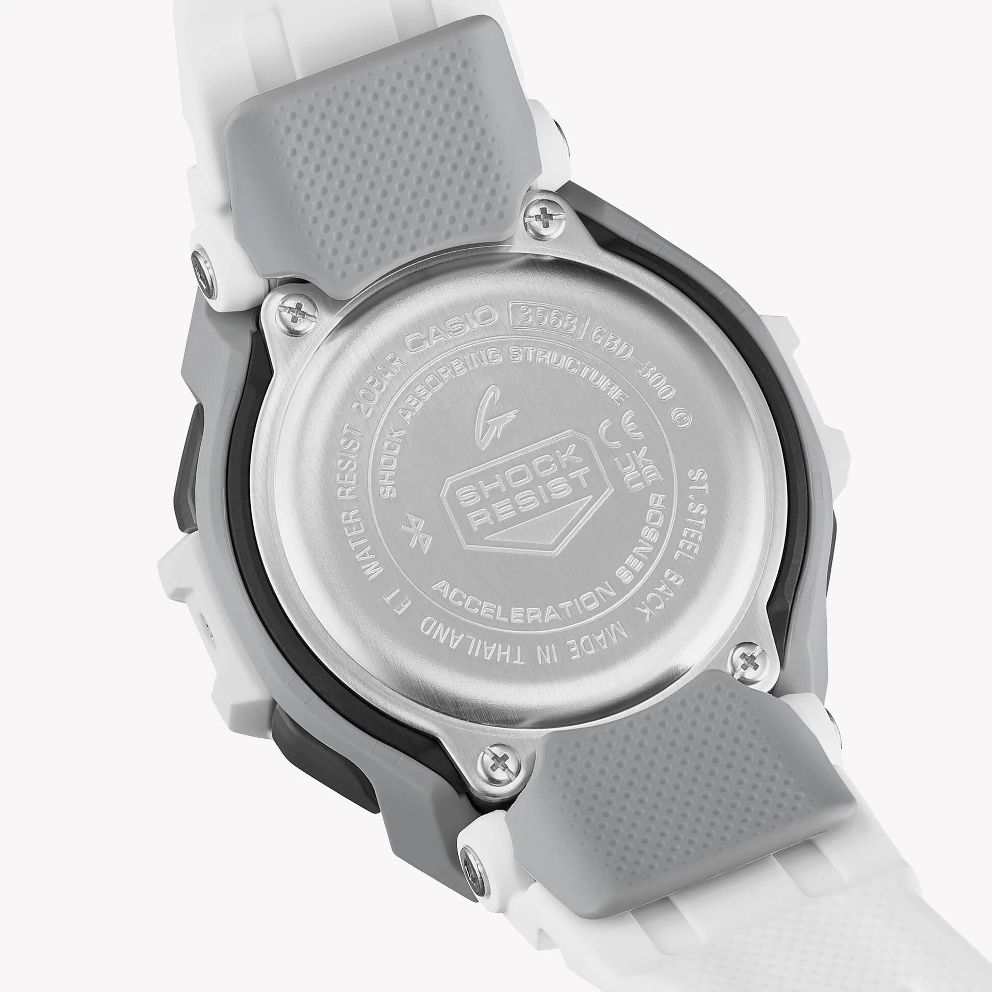 Casio Digital Montre Blanc/Noir GBD-300-7ER 3/6