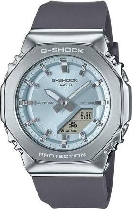 Casio Analoog En Digitaal Horloge Grijs/Blauw GM-S2110-2AER