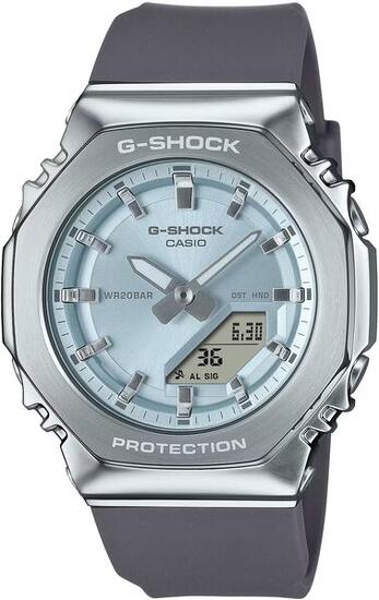 Casio Analoog En Digitaal Horloge Grijs/Blauw GM-S2110-2AER