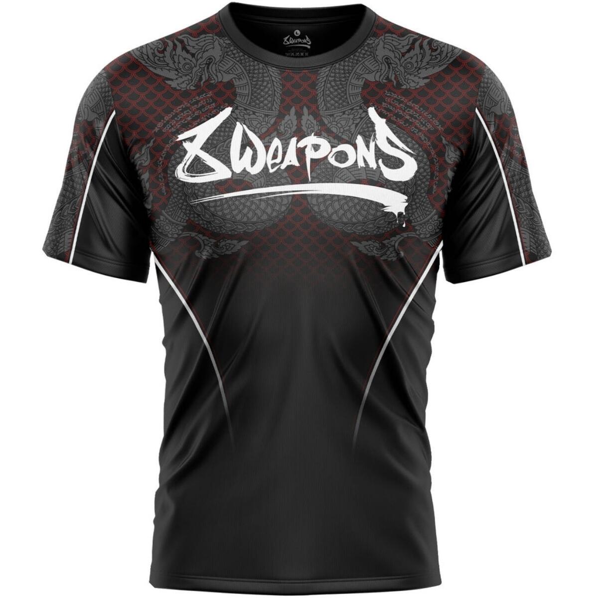 8 WEAPONS 8 WEAPONS Functional T-Shirt, Naga Yant, black-red XXL