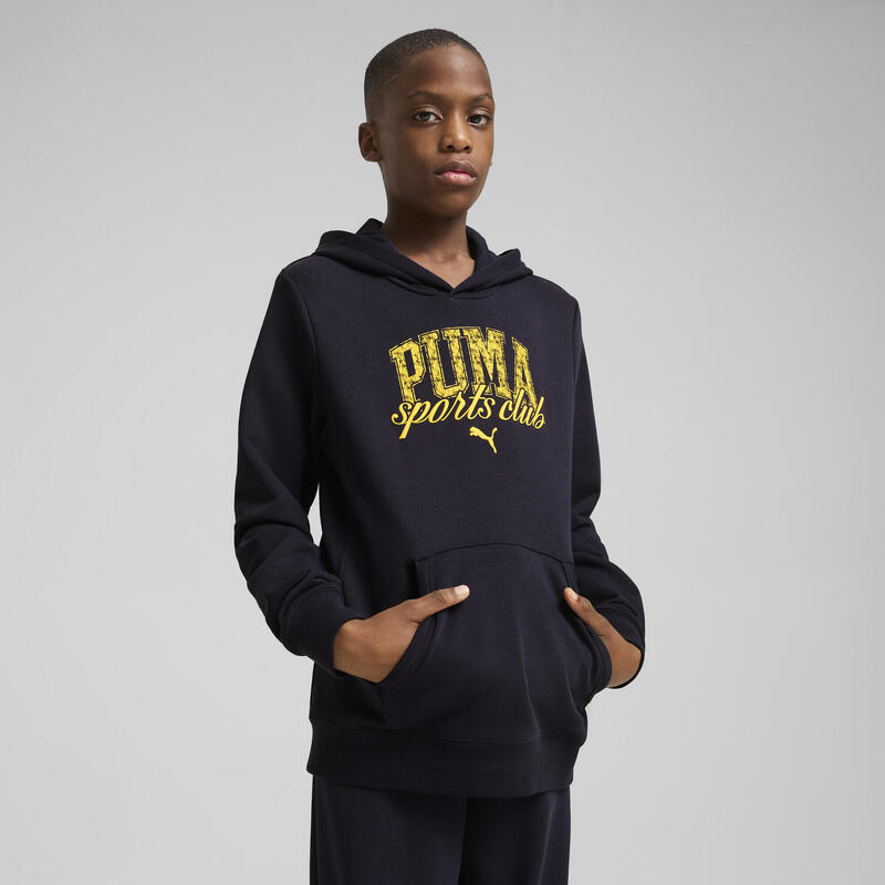 Manșoane de compresie alergare copii regular fit French Terry Class Hoodie PUMA