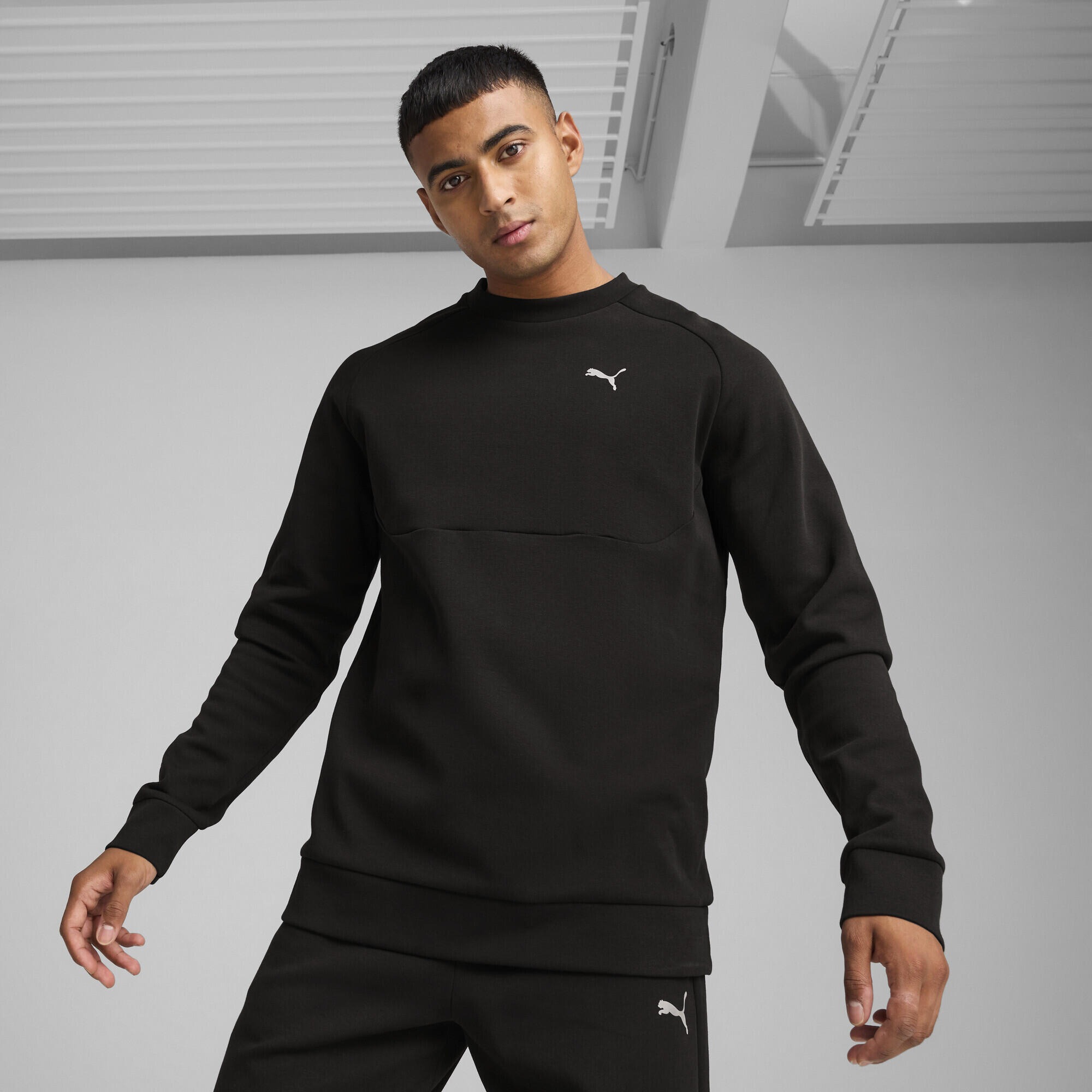 PUMATECH top met ronde hals voor heren PUMA Black 6/7