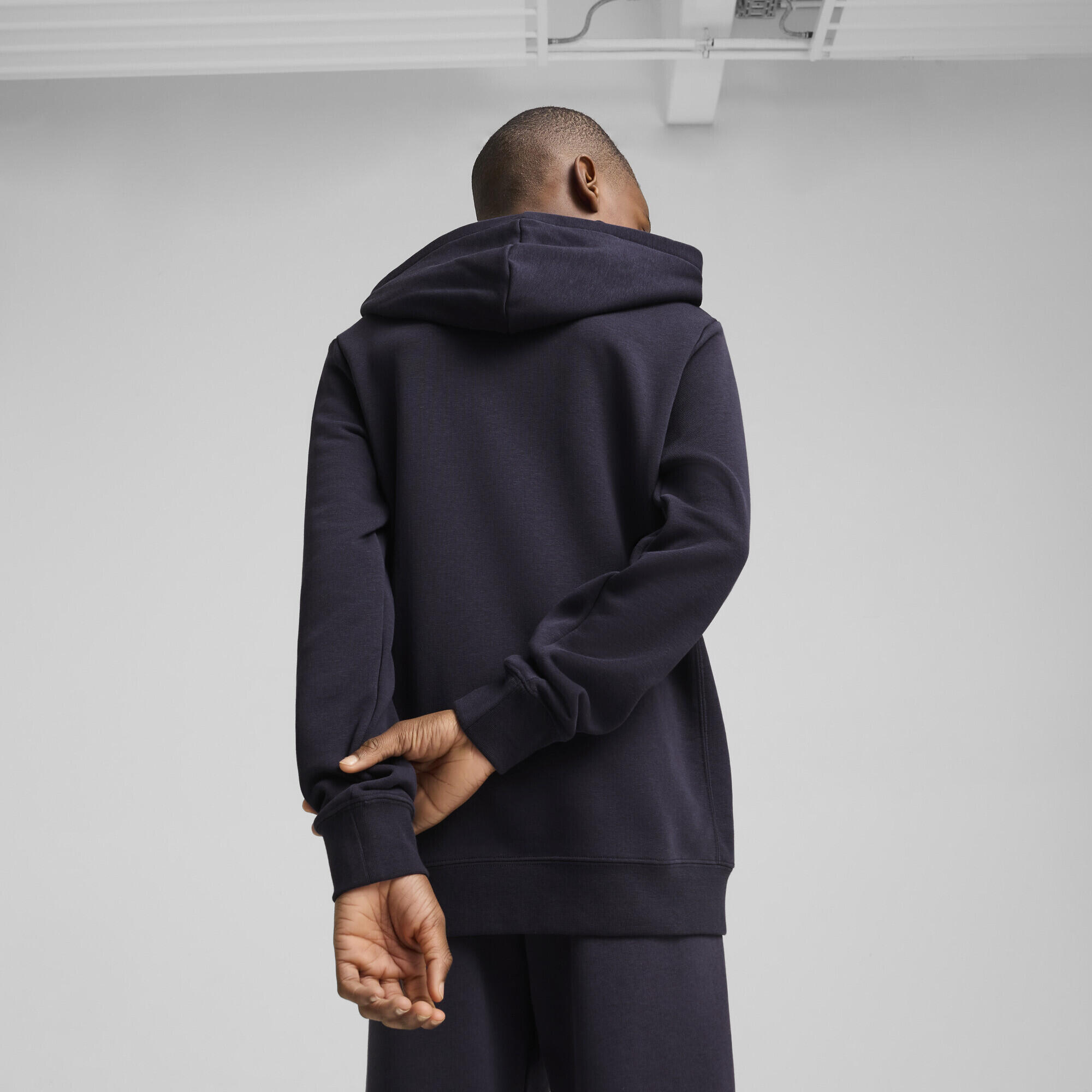 Felpa con cappuccio PUMA Class per ragazzi PUMA New Navy Blue 3/7