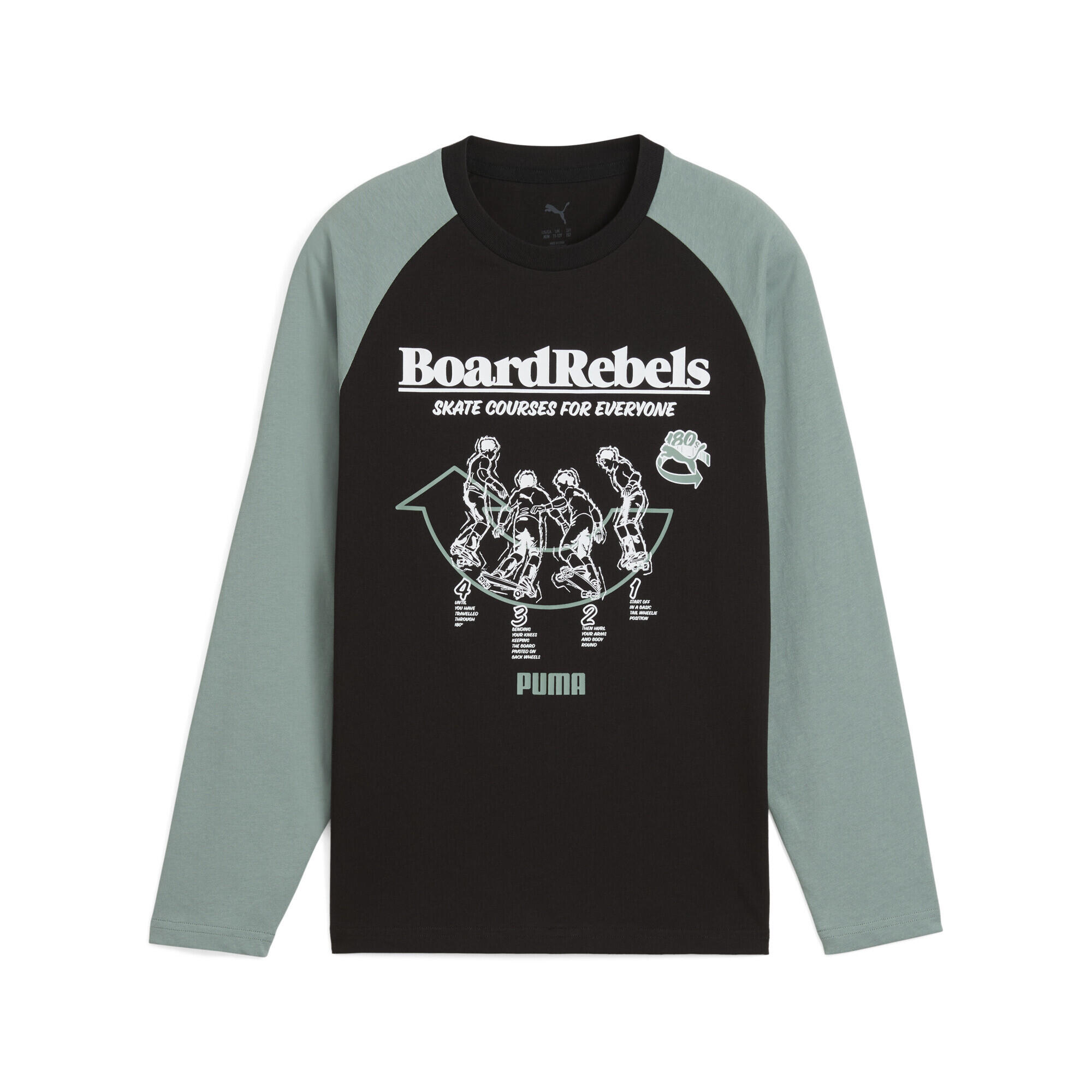 Tricou alergare copii Mid90s PUMA Black