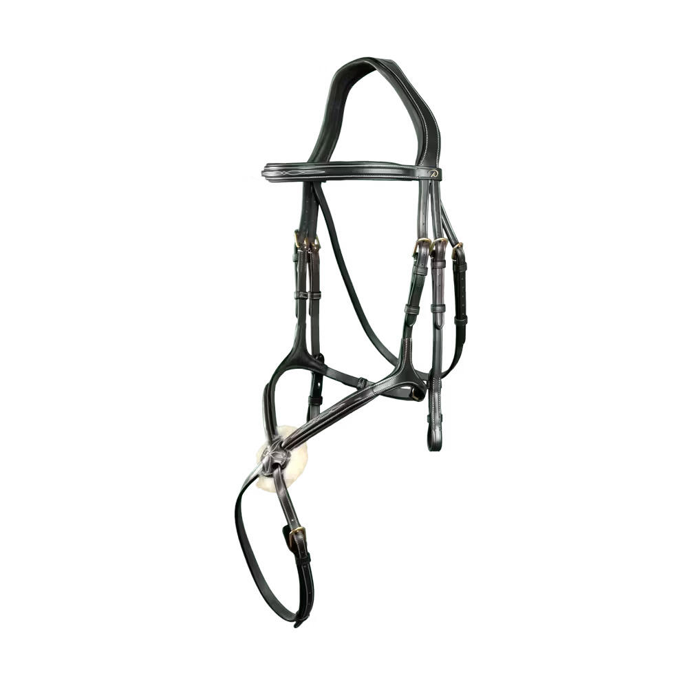 Dy'on - Bridon Équitation Muserolle Croisée Anatomique Dy'on - Bridon - Noir - Fs - Decathlon
