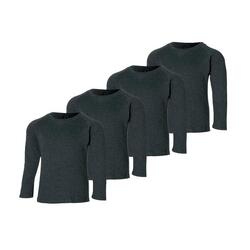 Heatkeeper - Chemise thermique enfants - Anthracite - 4-Pack