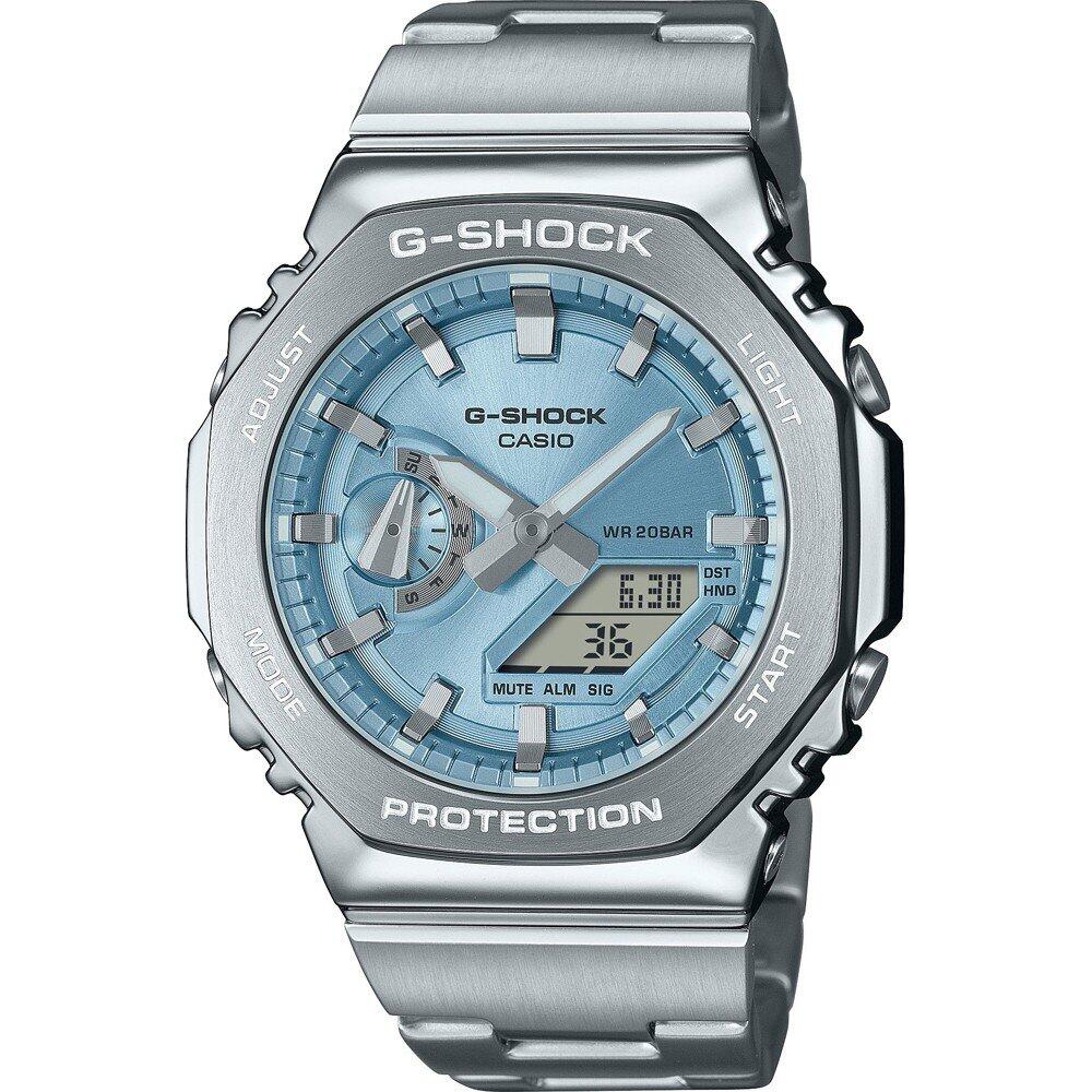 Casio - Montre Homme Casio G-shock Oak G-steel Light Blue - Montre - Bleu|gris - No Size - Decathlon
