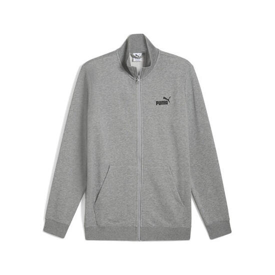 Veste de survêtement à logo N° 1 Essentials Homme PUMA Medium Gray Heather