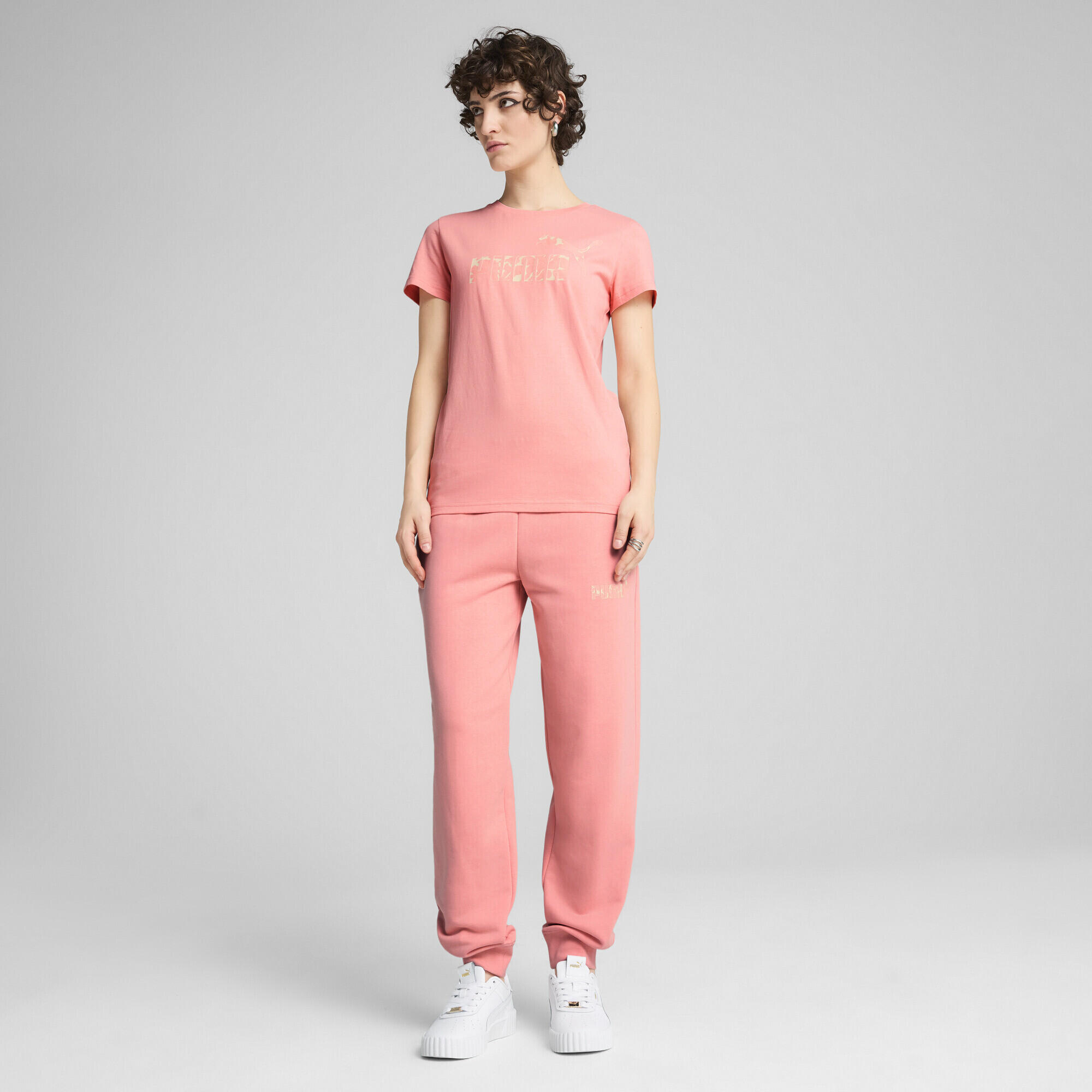 T-shirt ESS NATURE 2.0 da donna PUMA Pink Fruit 5/7