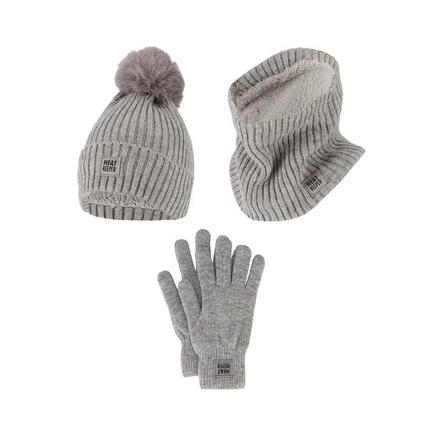 Thermoset dames - Handschoenen/Muts/Nekwarmer - Navy - Onesize