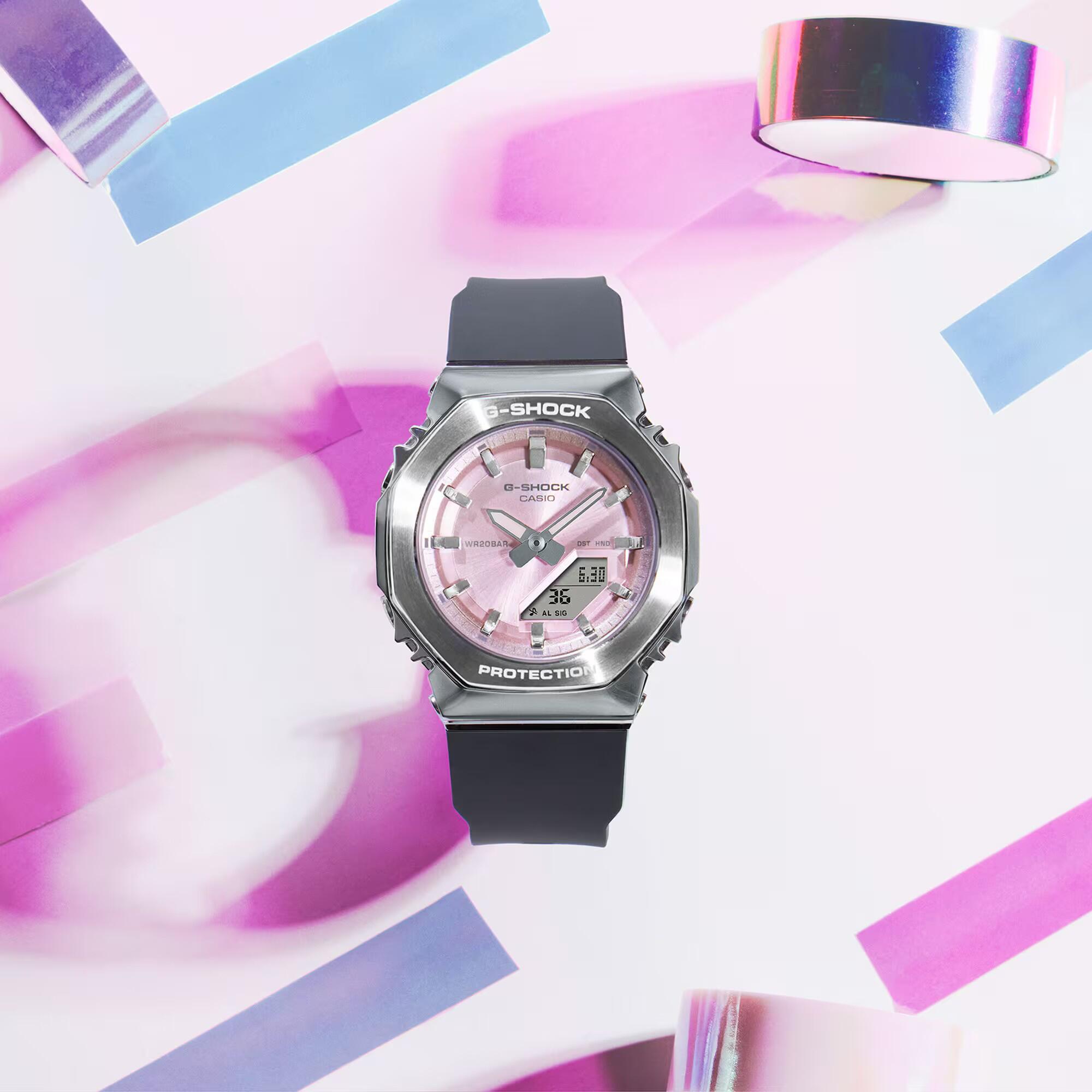 Casio Analogique - Digital Montre Gris/Argent GM-S2110-4AER 4/6