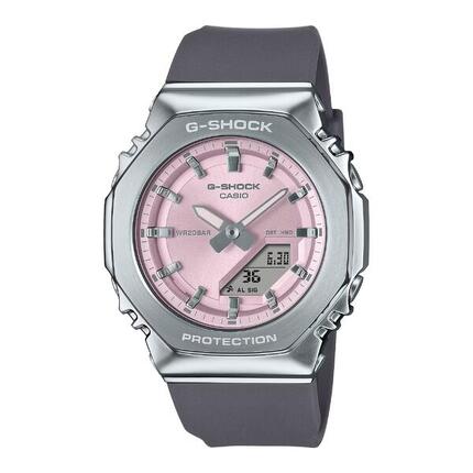 Casio Analoog En Digitaal Horloge Grijs/Zilverkleurig GM-S2110-4AER