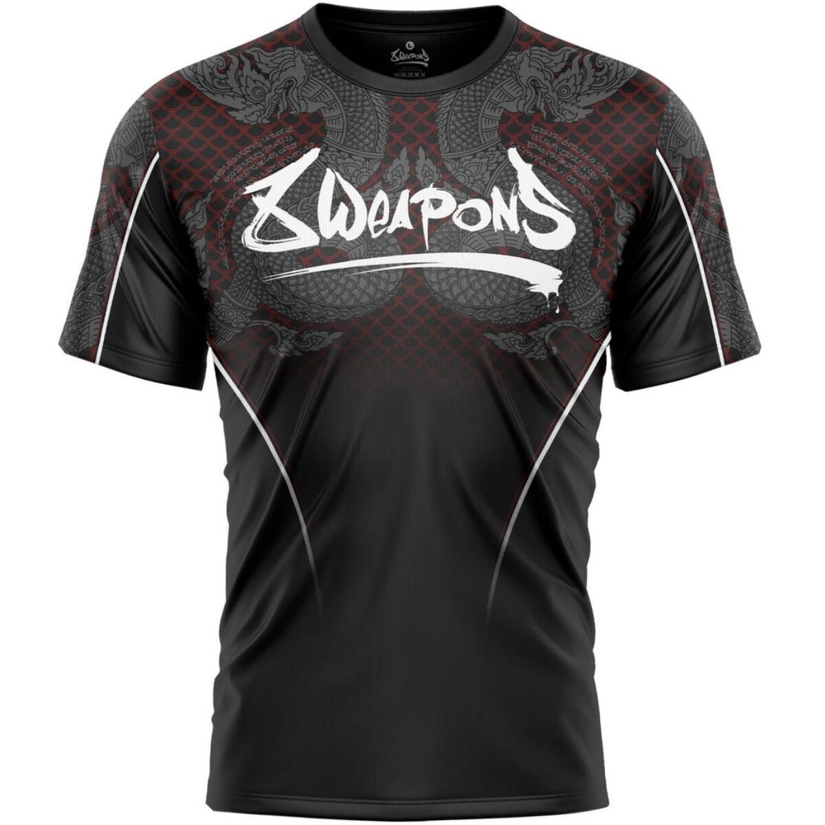 8 WEAPONS 8 WEAPONS Functional T-Shirt, Naga Yant, black-red S