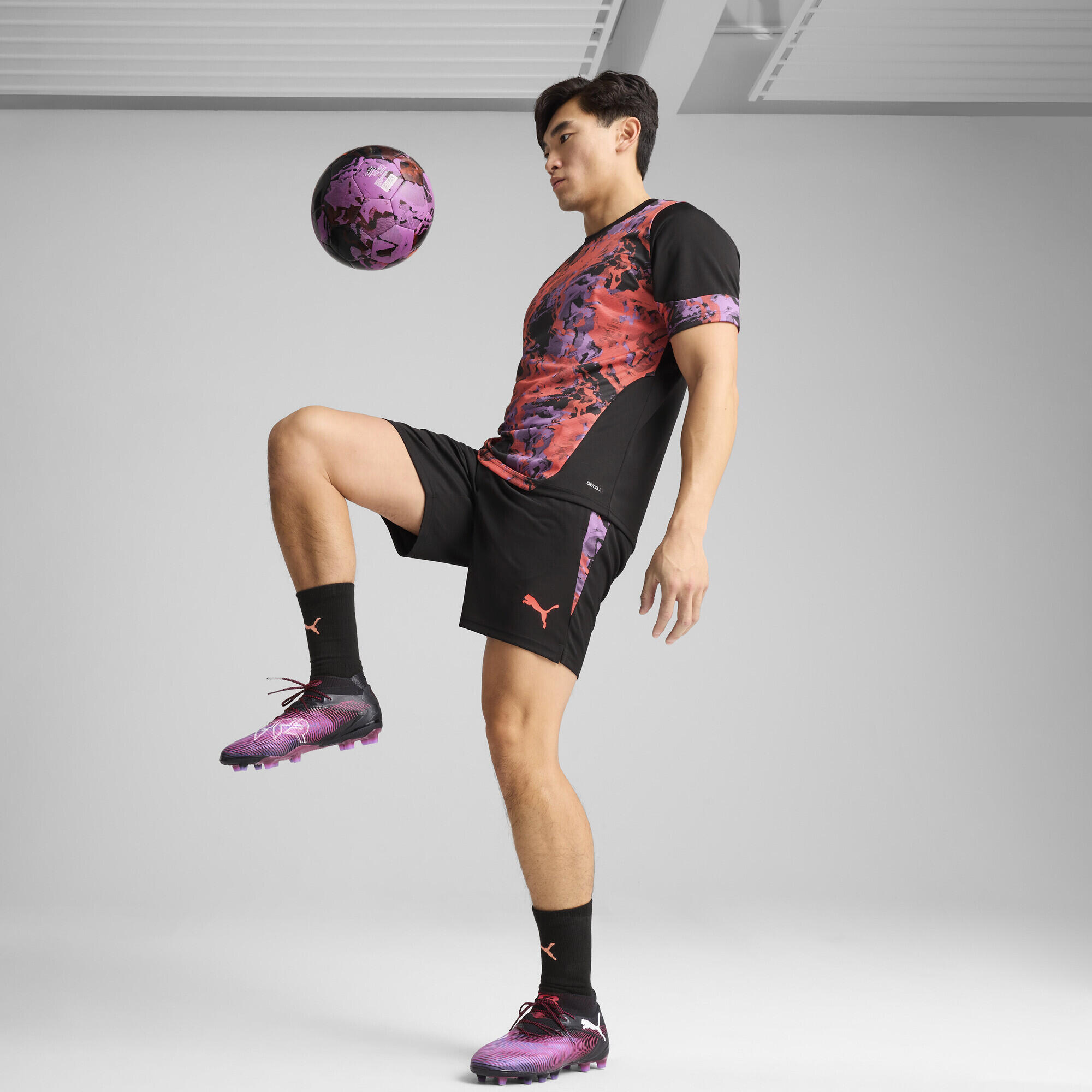 Shorts da calcio IndividualCUP da uomo PUMA Black 4/7