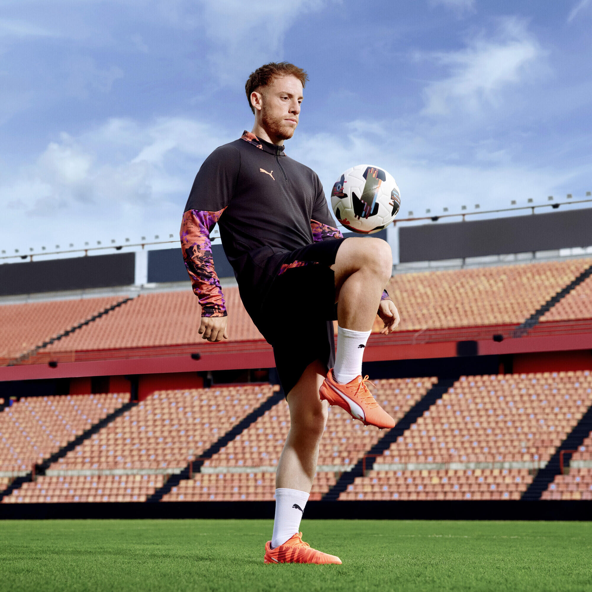 Shorts da calcio IndividualCUP da uomo PUMA Black 5/7