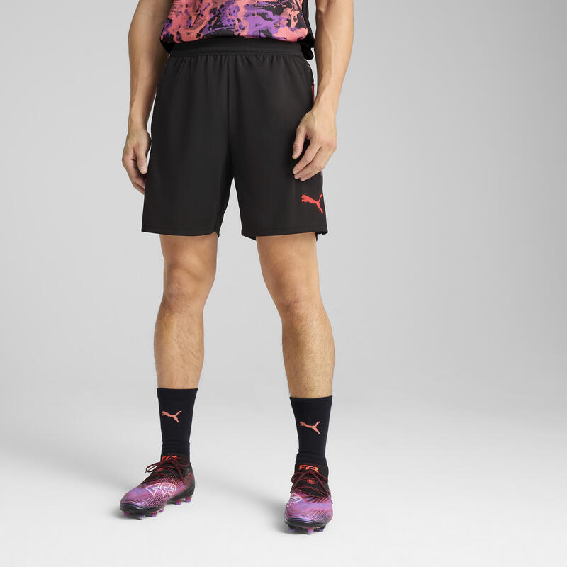 Șort Fotbal Bărbați IndividualCUP Negru PUMA Black