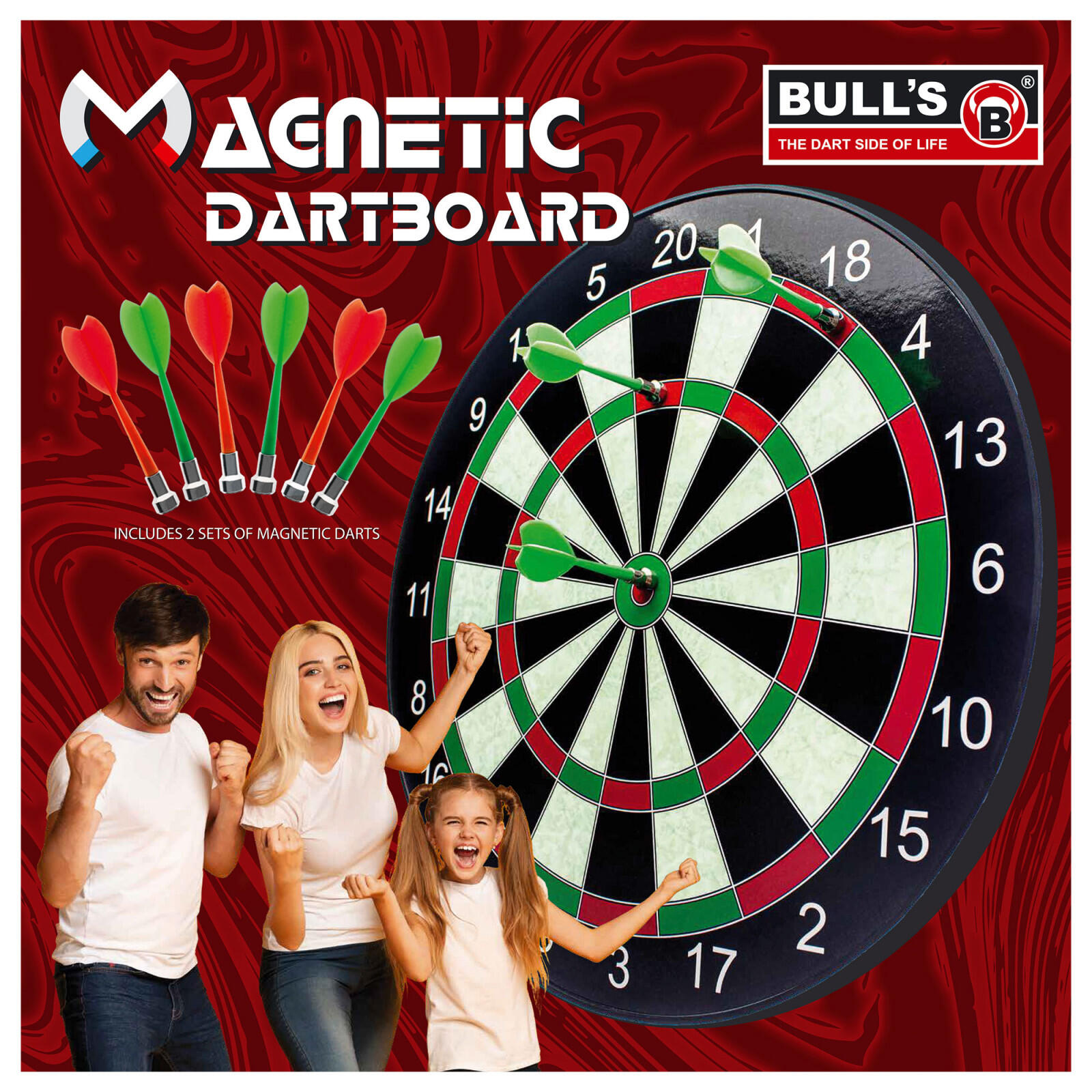 BULL'S Magnetic Dartboard 2/2