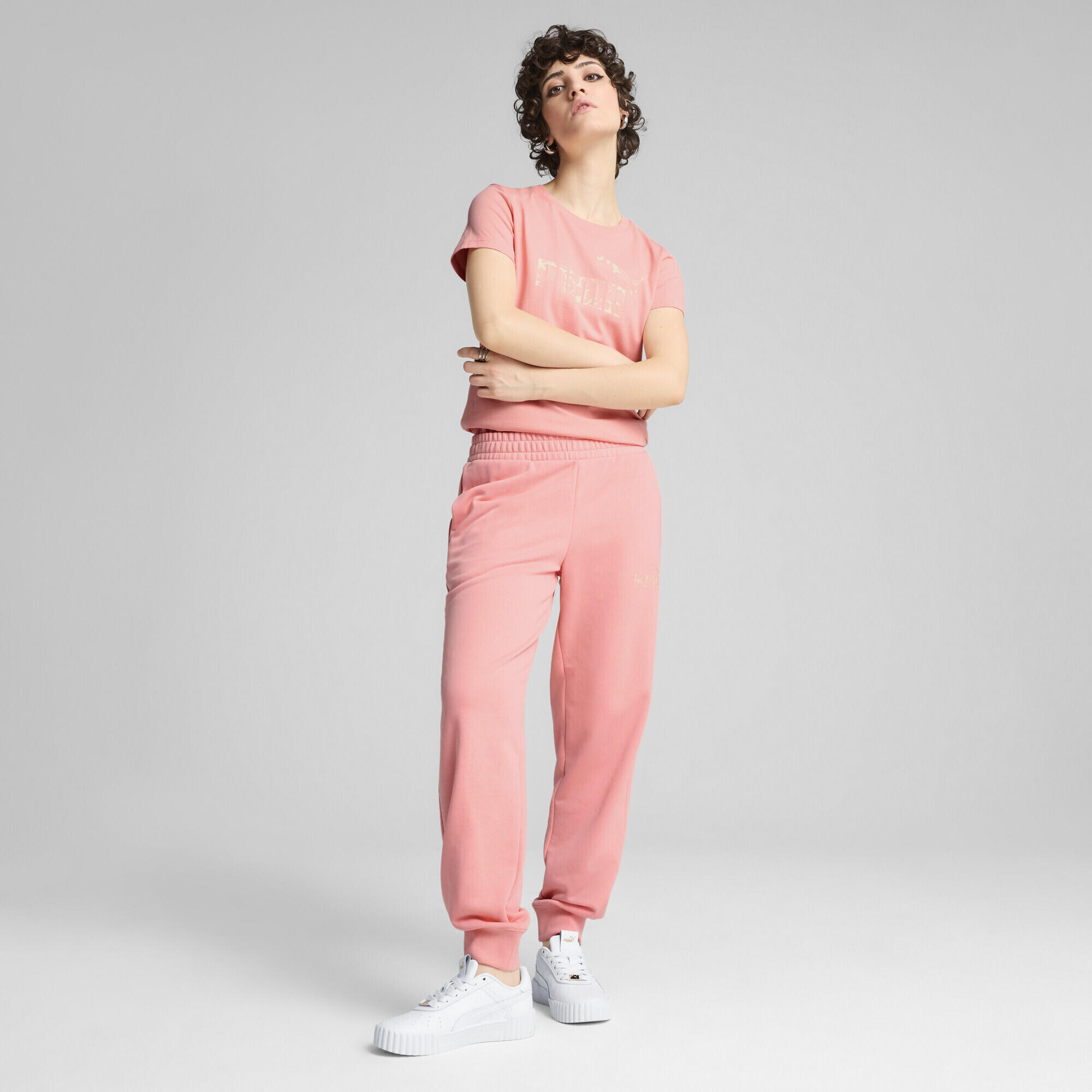 T-shirt ESS NATURE 2.0 da donna PUMA Pink Fruit 4/7