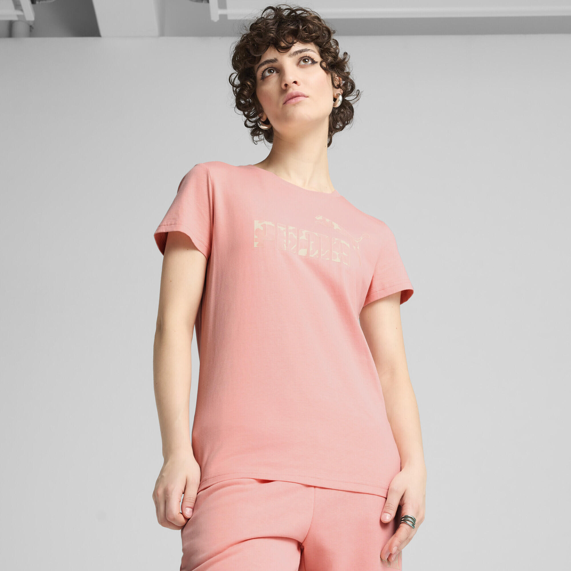 T-shirt ESS NATURE 2.0 da donna PUMA Pink Fruit 2/7