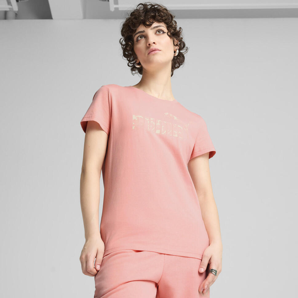 Damska koszulka ESS NATURE 2.0 PUMA Pink Fruit