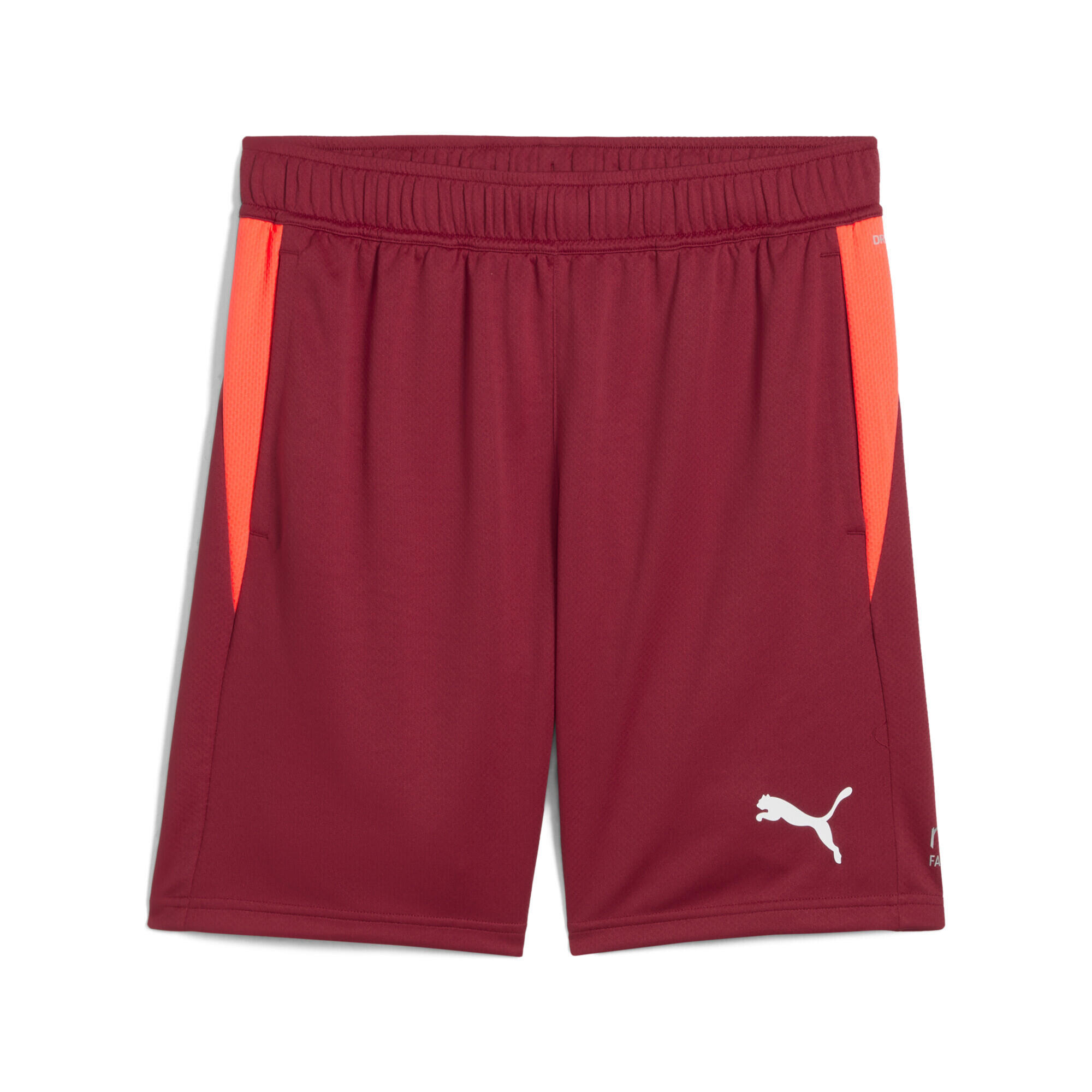 PUMA Pánské kraťasy individual PUMA Dark Crimson White Glowing Red