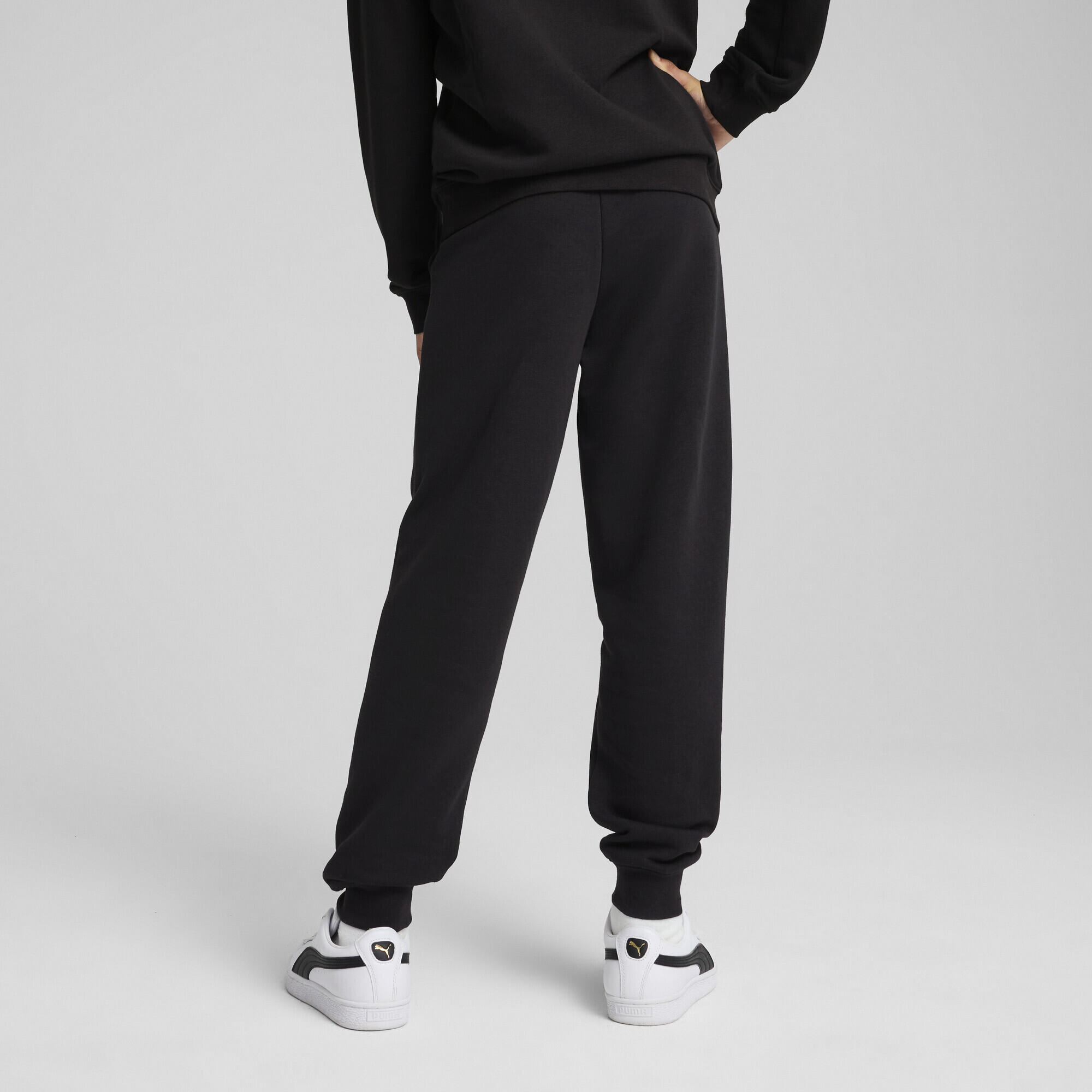 Pantaloni della tuta Essentials Script per ragazzi PUMA Black 3/7