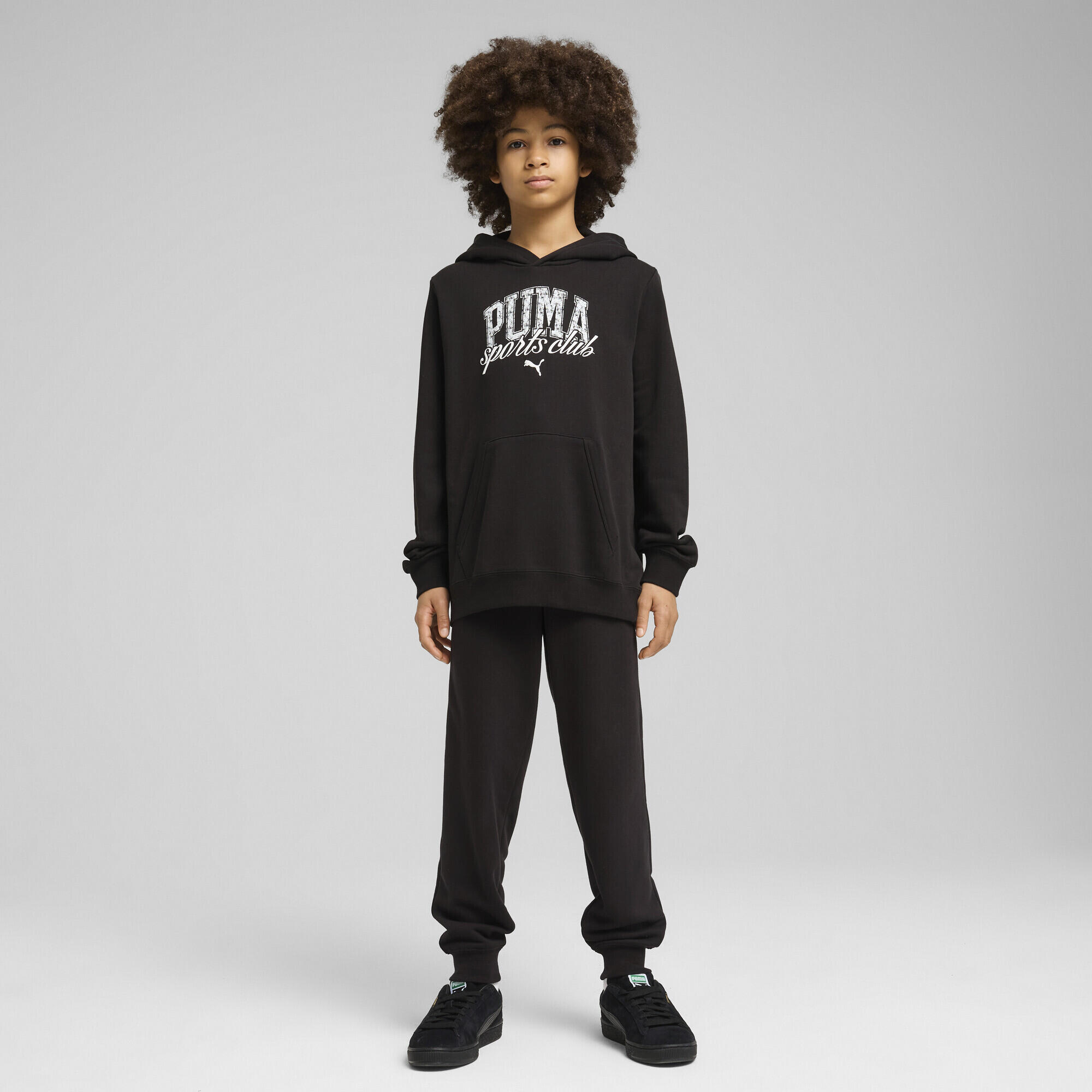 Felpa con cappuccio PUMA Class per ragazzi PUMA Black 5/7