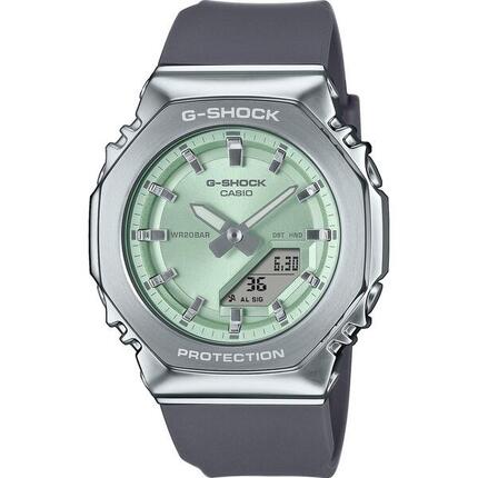 Casio Analoog En Digitaal Horloge Grijs/Groen GM-S2110-3AER