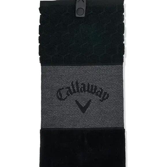 Callaway TW CG Tour Trifold Folding Towel, Black
