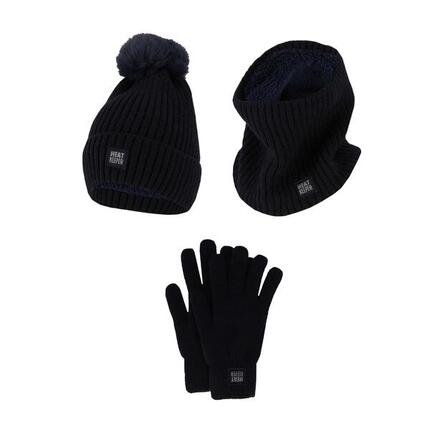 Thermoset dames - Handschoenen/Muts/Nekwarmer - Navy - Onesize