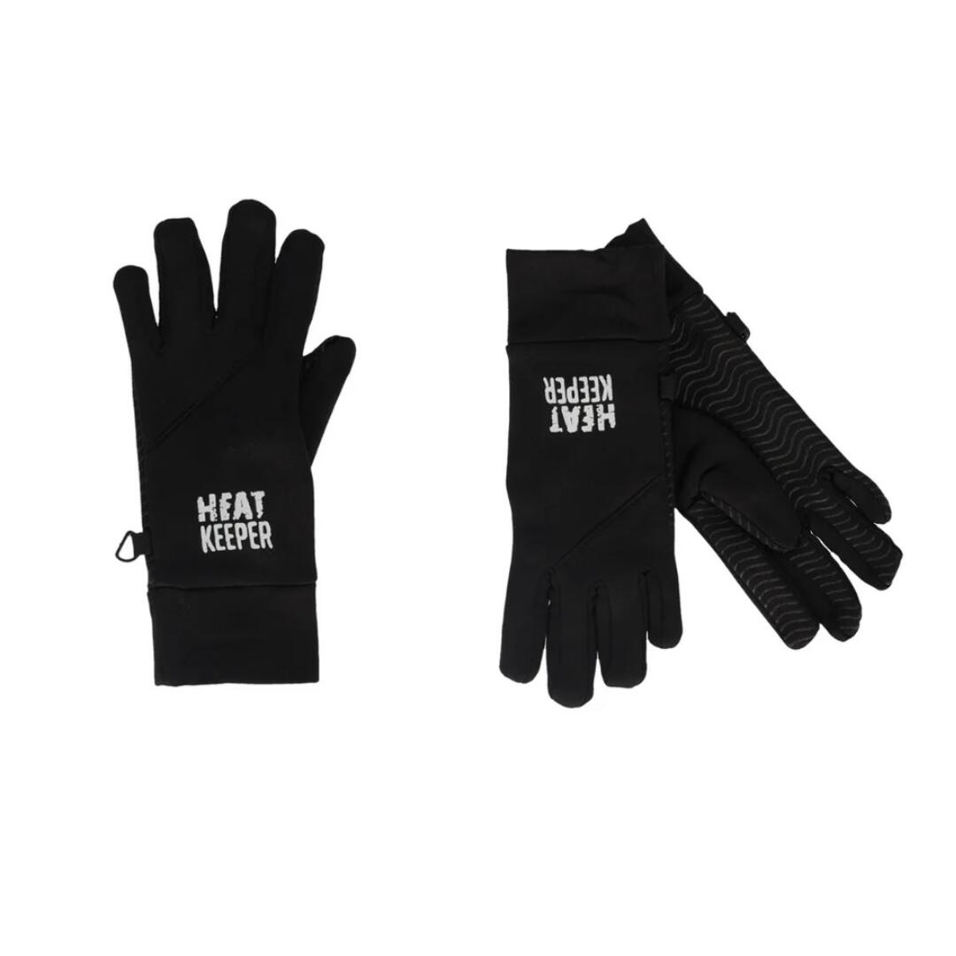 HEAT KEEPER Heatkeeper - Thermo sporthandschoenen kinderen - Softshell - Zwart - 2-Paar
