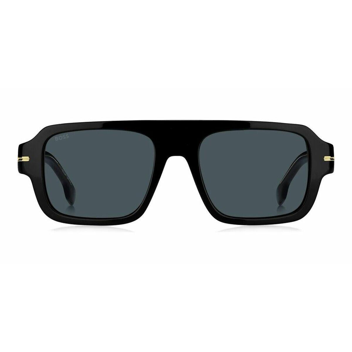 Lunettes de soleil Hugo Boss BOSS 1595_S carrées UV400 avec étui 2/3