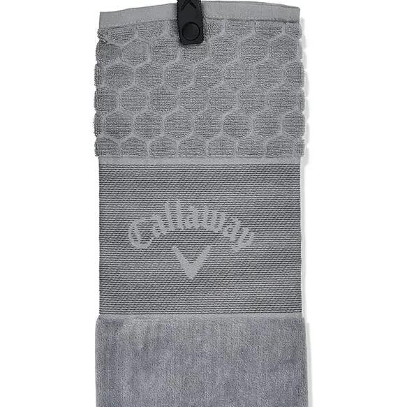 Callaway TW CG Tour Trifold Folding Towel, Gray