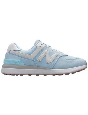 New Balance 574 Greens V2 2024, Zapatos Golf Mujer, Azul Claro