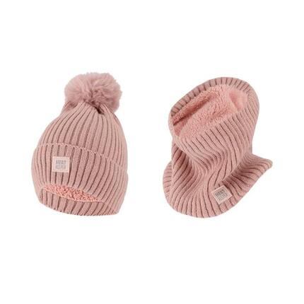 Thermo-Set Damen – Mütze/Halswärmer – Schwarz – Einheitsgröße