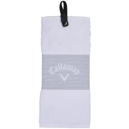 Callaway TW CG Tour Trifold - Folding Towel, White/Gray