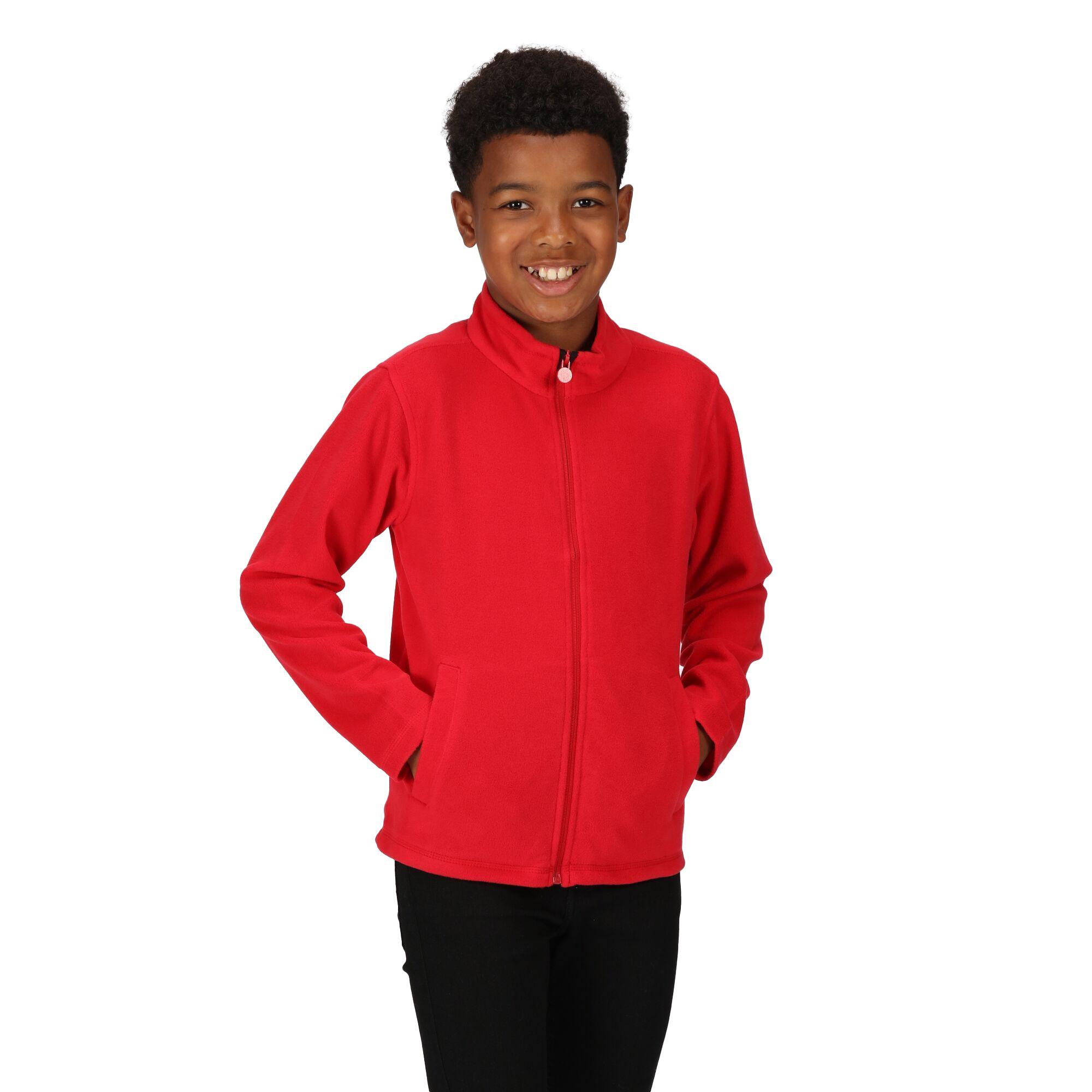 Veste Polaire BRIGADE Unisexe (Rouge) 3/4