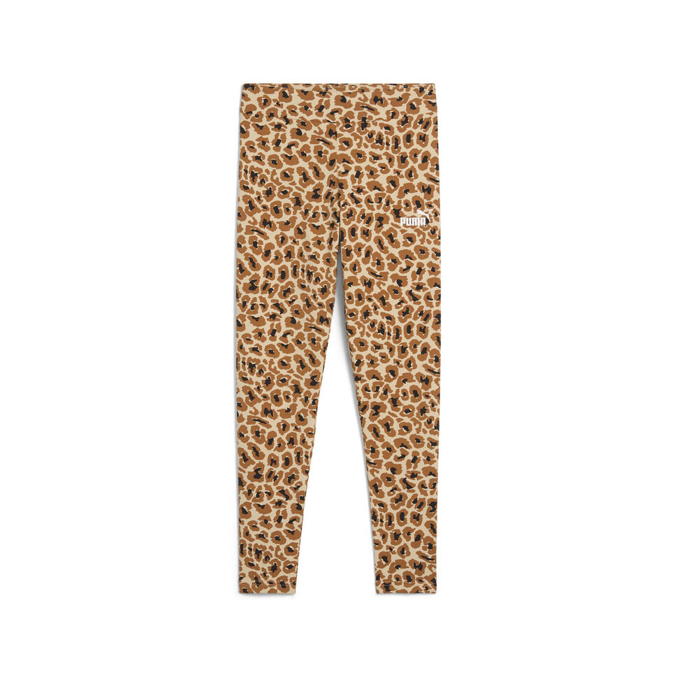 Młodzieżowe legginsy Essentials Aninmal PUMA Light Sand Beige