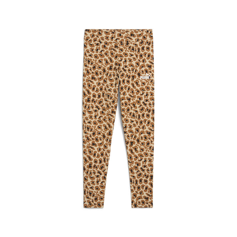 Młodzieżowe legginsy Essentials Aninmal PUMA Light Sand Beige