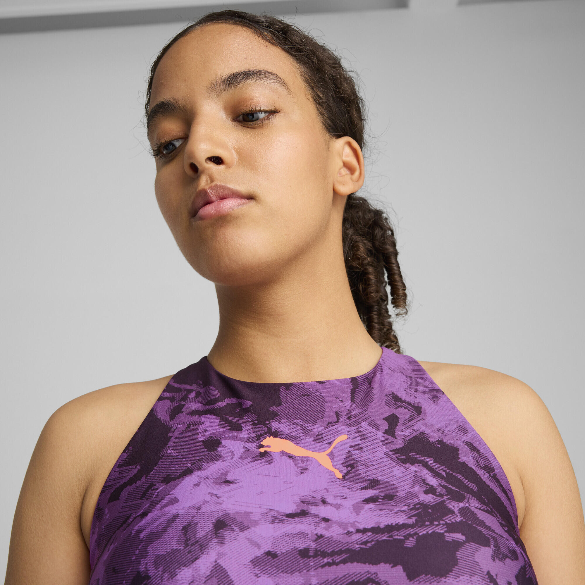 IndividualBLAZE Eversculpt Fußball-BH Damen PUMA Midnight Plum Purple 3/7
