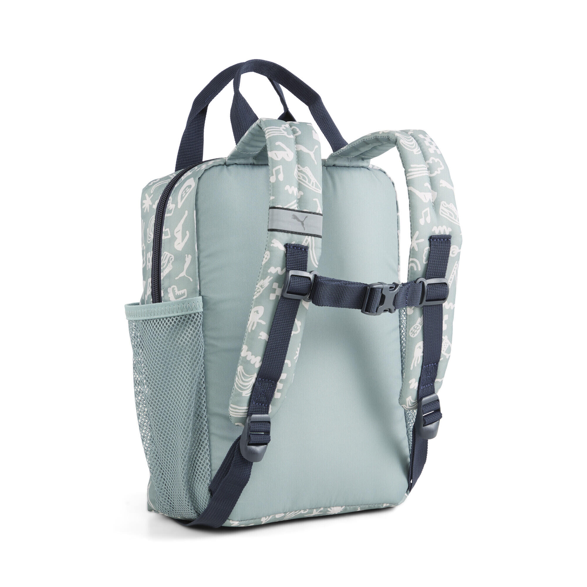 Mochila Extra Kleiner Sandy Adventures PUMA Green Moon New Navy Blue 4/4