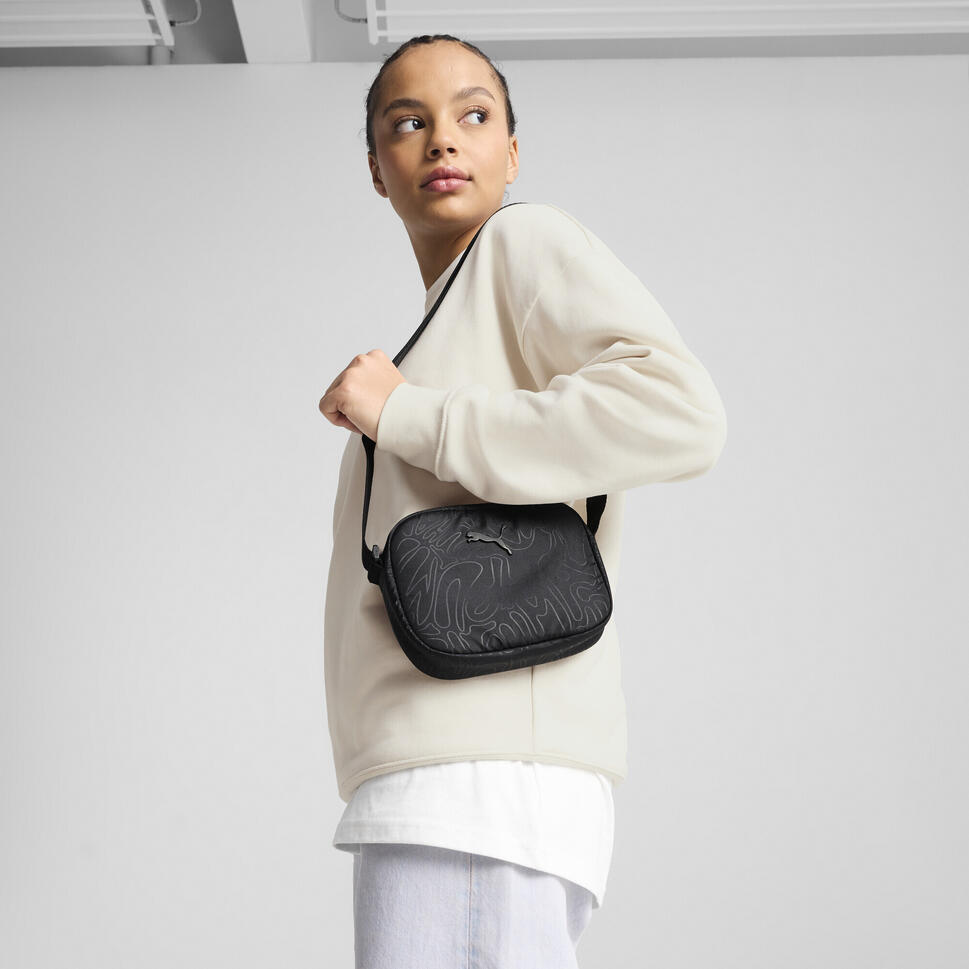 Damska torba crossbody Pop PUMA Black Graffiti Aop