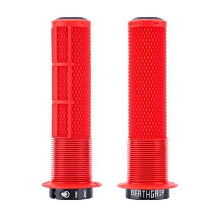 Paire de Grips DMR Deathgrip2 Flange Grips Rouge