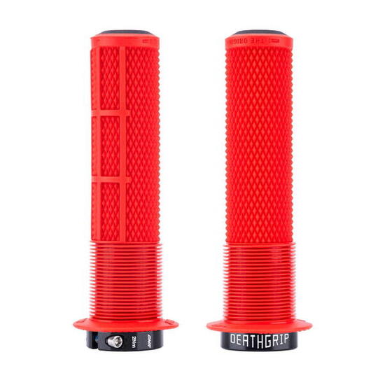 Paire de Grips DMR Deathgrip2 Flange Grips Rouge